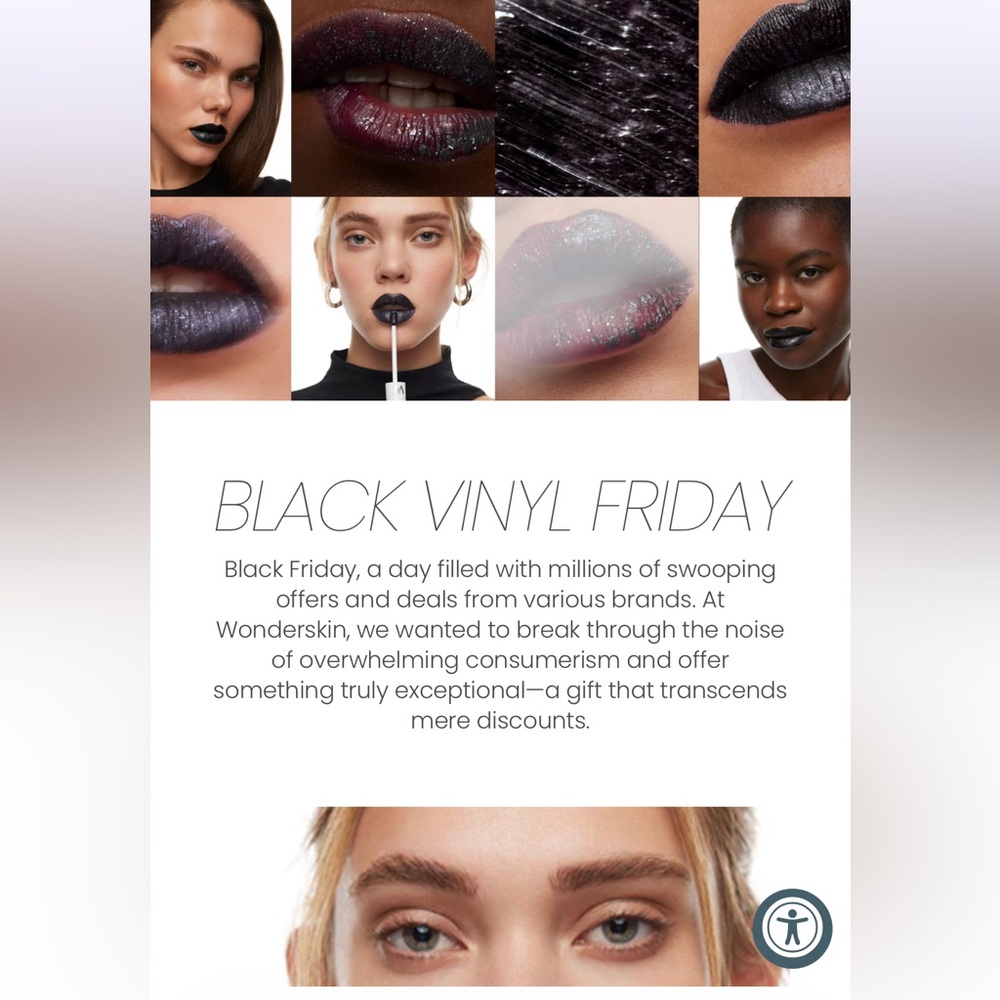 Wonderskin Lip Stain, Black Vinyl limited edition - Picture 5 of 7